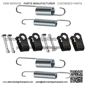 Brake Shoes Spring Kit 1018163-01, 1011466 for Club Car 1980 & UP DS Precedent Golf Carts Gas Electric (2 Packs)