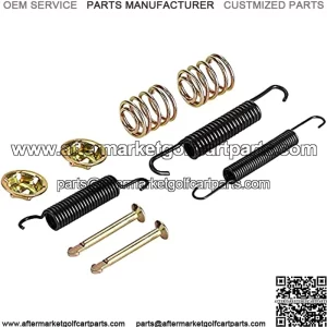 Golf Cart Bendex Drum Brake Spring Hardware kit (OEM# 27944G01,JG5819G-00),Brake Accessories for EZGO G&E 1991-up,Yamaha G14,G16,G19,G20,G21,G21,G22,