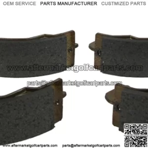 (4) Brake Shoes (97-09) Gas/Electric TXT and Gas RXV Golf Cart - Set of 4