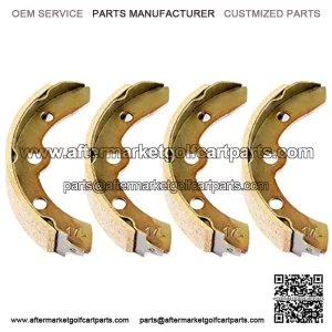 Golf Cart Brake Shoes Club Car DS 1981-1994 Manually Adjusting Club Car Golf Carts Replacement Brake Shoes OEM Club Car 10114634Pcs-Long
