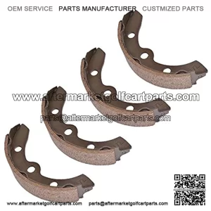 Set of 4 Golf Cart 1011463 Brake Shoes Replacement for Club Car DS G E 1981-1994