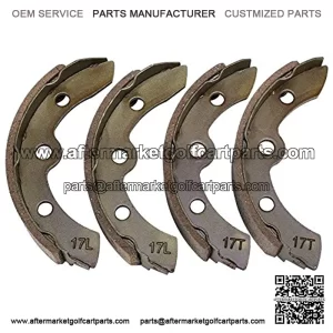 Golf Cart Brake Shoes for Club Car DS 1995-up, Precedent 2004-up, EZGO 1986.5-1995, Yamaha G1 G2 G8 G9# 101823201 1011463 23364G1 27249G01