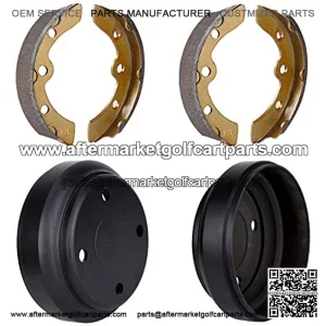 Golf Cart Brake Drums & Golf Cart Brake Shoes for Club Car Precedent 2004-Up and DS 1995-Up, Replace The Golf Cart Brake Maintenance Kit 101791101 1018232-01 10603