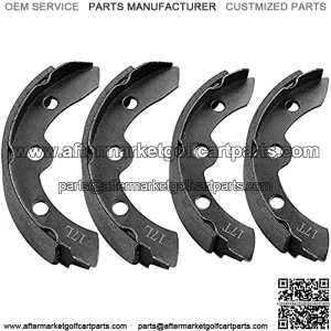 Club Car Brake Shoes for Club Car DS Precedent G&E 1995-Up Golf Cart Replacement Brake Shoes OEM 1018232-01 Club Car Brake Pads Automatic Adjusting (4PCS 2 Short & 2 Long)