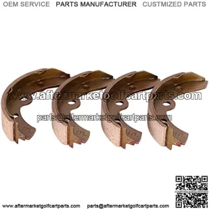 Set of 4 Golf Cart Brake Shoes for Club Car DS G&E 1981-1994 1011463