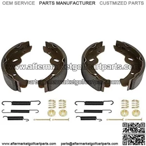 EZGO Golf Cart Brake Shoes & Spring Kit TXT Medalist 1997-Up, 4266