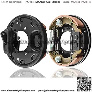Golf Cart Brake Assembly with Brake Shoes 2 PCS for EZGO TXT PDS Medalist 1996-up Yamaha G14 G16 G19 G20 G21 G22 Driver and Passenger Side 70998-G02 70998-G01 70998-G02
