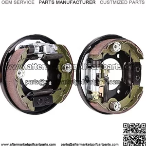 Brake Assembly for EZGO TXT PDS, Yamaha G14 G16 G19 G20 G21 G22 Golf Cart, Driver Side and Passenger Side, Includes Brake Shoes, OEM# 70998-G01 70998-G02