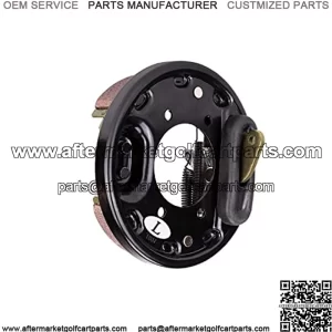 Golf Cart Brake Assembly Improve Brake Sensitivity, Driving Stability and Safety Which is for EZGO TXT RXV & Yamaha G14-G22, with Brake Shoes Large Friction Coefficient, Shorten Braking Distance