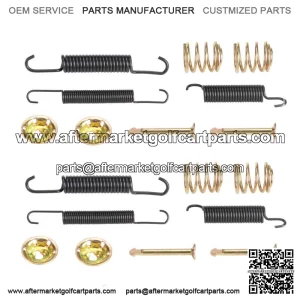 Golf Cart Bendix Drum Brake Shoes Spring Hardware Kit for EZGO 1991-up & Yamaha