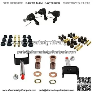 Golf Cart Front End Repair Kit for Club Car DS 1993-2008, King Pin Tie Rod End