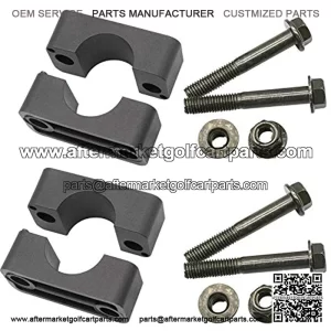 Brake Block Mounting Set with Screw Nut for Club Car DS Carryall Golf Cart 1981-Up 1011402