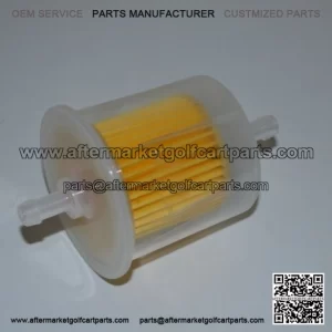Golf Cart 1/4" In-Line Fuel Filter Club Car Harley Davidson Columbia EZGO
