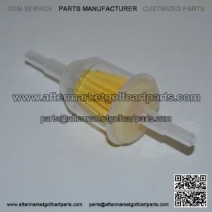 Golf Cart 1/4" In Line Fuel Filter EZGO Club Car Yamaha