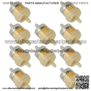 10 Fuel Filter 1/4" or 5/16" fits John Deere AM116304 AM101126 GY20709 M147272