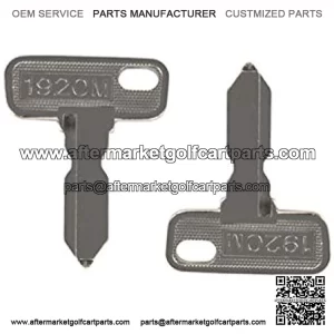 2x Ignition Key 1012505 ELI80-0194 1920 for Club Car DS Precedent Gas/Electric Golf Cart