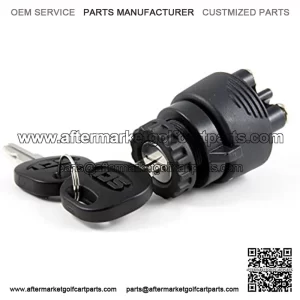 GOLF CARTS UNIVERSE Golf Cart Ignition Key Switch Off/ON/ON Club Car EZ-GO Yamaha