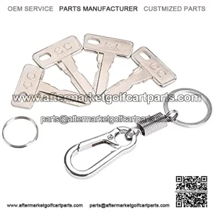 4 Pack Golf Cart Keys for Club Car 1982-up, Club Car Precedent 2004-up,OEM: 1012505