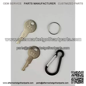 Aree 17063-G1 Ignition Keys Compatiable with EZGO (1982-Up) Gas and Electric Golf Cart Replacement Ignition Key (2PCS)