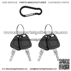 4 Pack Golf Cart Ignition Keys for EZGO TXT RXV Medalist 1982-up 17063G1