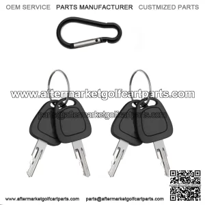 4 Pack Golf Cart Ignition Keys for EZGO TXT RXV Medalist 1982-up 17063G1