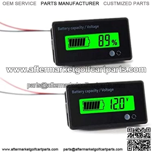 12V 24V 36V 48V Battery Meter, Battery Capacity Voltage Indicator, Lead ...