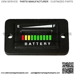 For Club Car Battery Indicator Golf Cart Parts Black LED Hot High Quality