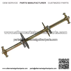 1" x 32" Go Kart Live Axle Kit with Chain Sprocket Brake DPillow Block for Quad Trike Golf Carts
