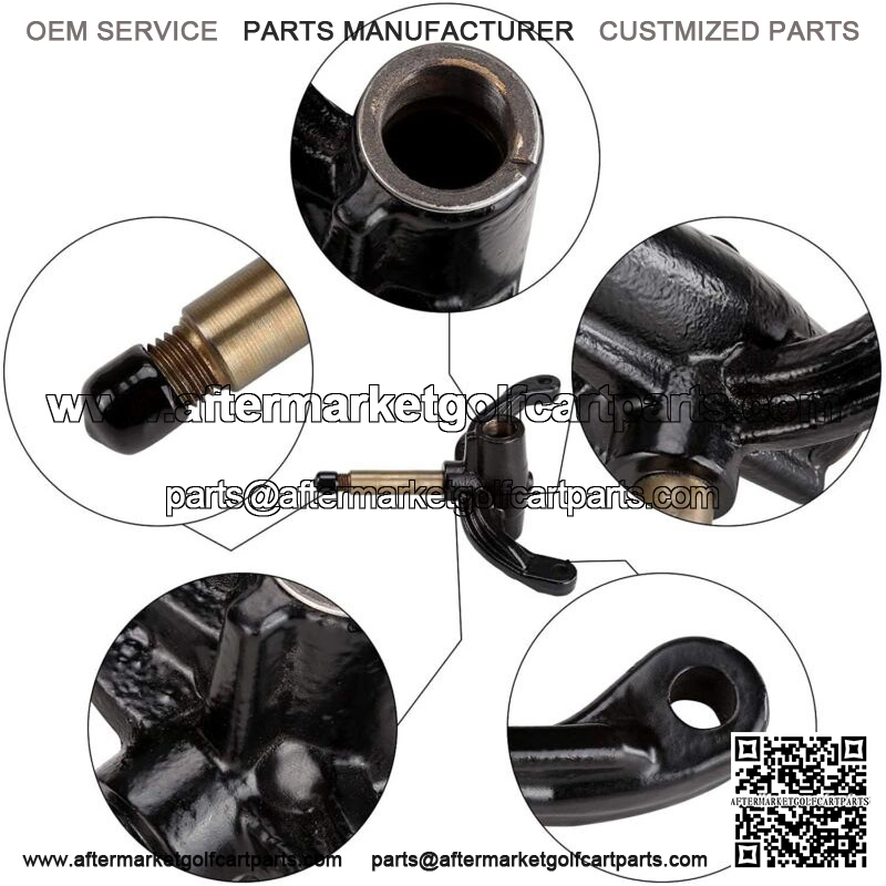 Golf Cart Spindle Assembly for EZGO RXV 2008-up Passenger Side G&E Carts - Image 3