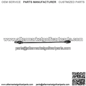 105173201 - PROPSHAFT, FRONT NO SPLN ZERK 81.5 IN