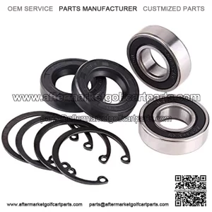 Golf Cart Rear Axle Bearing and Seal 2 Pack for EZGO Marathon Medalist TXT Electric Golf Cart 1978-up 611931 15112-G1 70181-G01