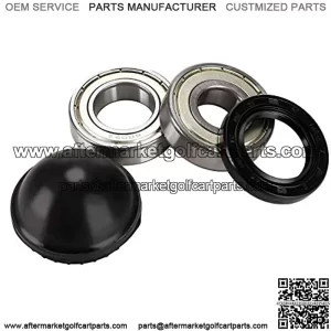 Golf Cart Yamaha Front Wheel Bearing Kit,Inner Wheel Sealed Ball Bearing and Commutator Bearing with Rubber Front Hub Dust Cover for Yamaha G2-G22 and G29.