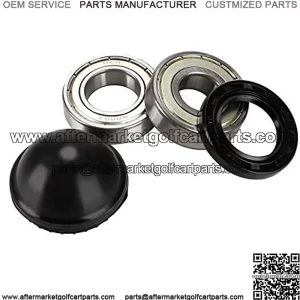 Golf Cart Yamaha Front Wheel Bearing Kit,Inner Wheel Sealed Ball Bearing and Commutator Bearing with Rubber Front Hub Dust Cover for Yamaha G2-G22 and G29.