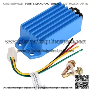 9.99MALL 48V(28-60V) to 12V Golf Cart Voltage Reducer Converter for Yamaha Club Car, 10 Amp 120 Watts Dual Power Source