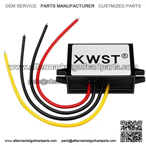DC/DC Converter Regulator 36V 48V Step Down to 12V 2A 24W Reducer Buck Power Converter Waterproof Module Transformer for Golf Cart Club Car