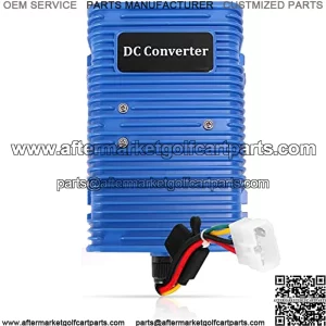 Universal Golf Cart Voltage Reducer DC Converter 36V or 48V to 12V, 30 Amp 360 Watts with Power Source