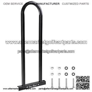 Heavy Duty Rear Seat Grab Bar Safety Hand Rail Golf Cart Club Car Universal Fit for Elder Grab Rack Steel Hand Rail