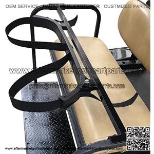 COLIBROX Golf Bag Holder Bracket Attachment Cart Rear Seat Club Car