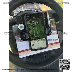 Caddie Buddy Golf Cart Steering Wheel Phone Mount/Scorecard Pro