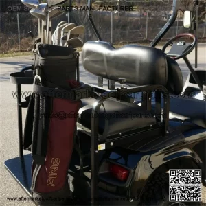 Golf Cart Bag Holder/ Bracket Attachment For Golf Cart Rear Seat (Fits all Carts)