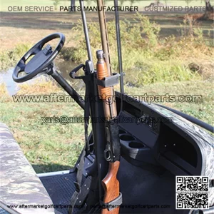 Golf Cart Gun Rack - Universal Fit (, Club Car,  Yamaha, UTV & more)