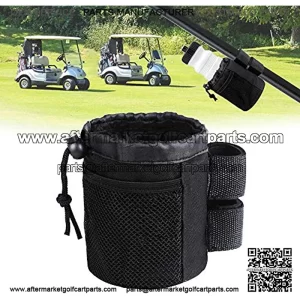 Holder Replacement for Golf Cart Organizer Rangefinder Holder Body Bar Mount Drink Bottle Holder for Club Cart Accessories