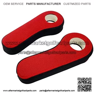 Golf Cart Rear Seat Arm Rest Cover Fits Golf Cart Rear Seat Arm Rest with Cup Holder for Club Car Yamaha, NOT The Entire Arm