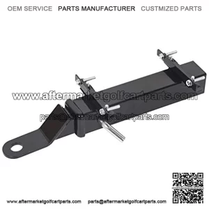 Golf Cart Universal Rear Hitch with Receiver for Step on Back Compatible with Yamaha