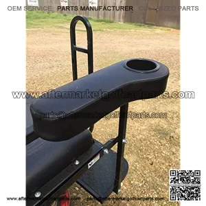 Pair of 2 Golf Cart Arm Rest Drink Cup Holder for EZGO/Club Car/Yamaha Rear Seat