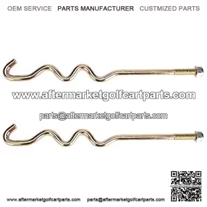 Golf Cart (2) Battery Hold Down Rod Free The Nut for Club Car for Years 2008.5 & Up 103357701