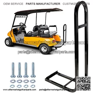 Golf Cart Rear Seat Safety Grab Bar Fits EZGO Club Car Yamaha Add Safety to Your Rear Passengers