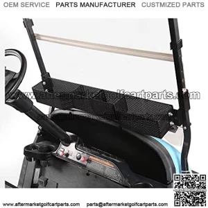 Golf Cart Front Inner Basket for Club Car DS and Precedent 2001-up, Dash Storage Box Metal Mesh Tray Organizer