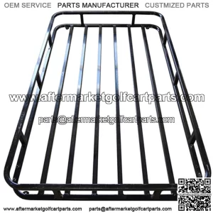 Club Car Precedent Roof Rack Storage - BLACK