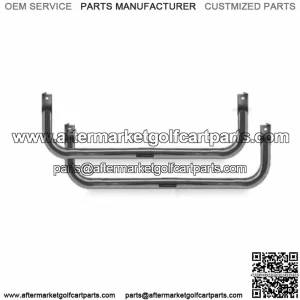 Mega Nerf Bars- Stainless Steel for Club Car Precedent Golf Carts 2004+
